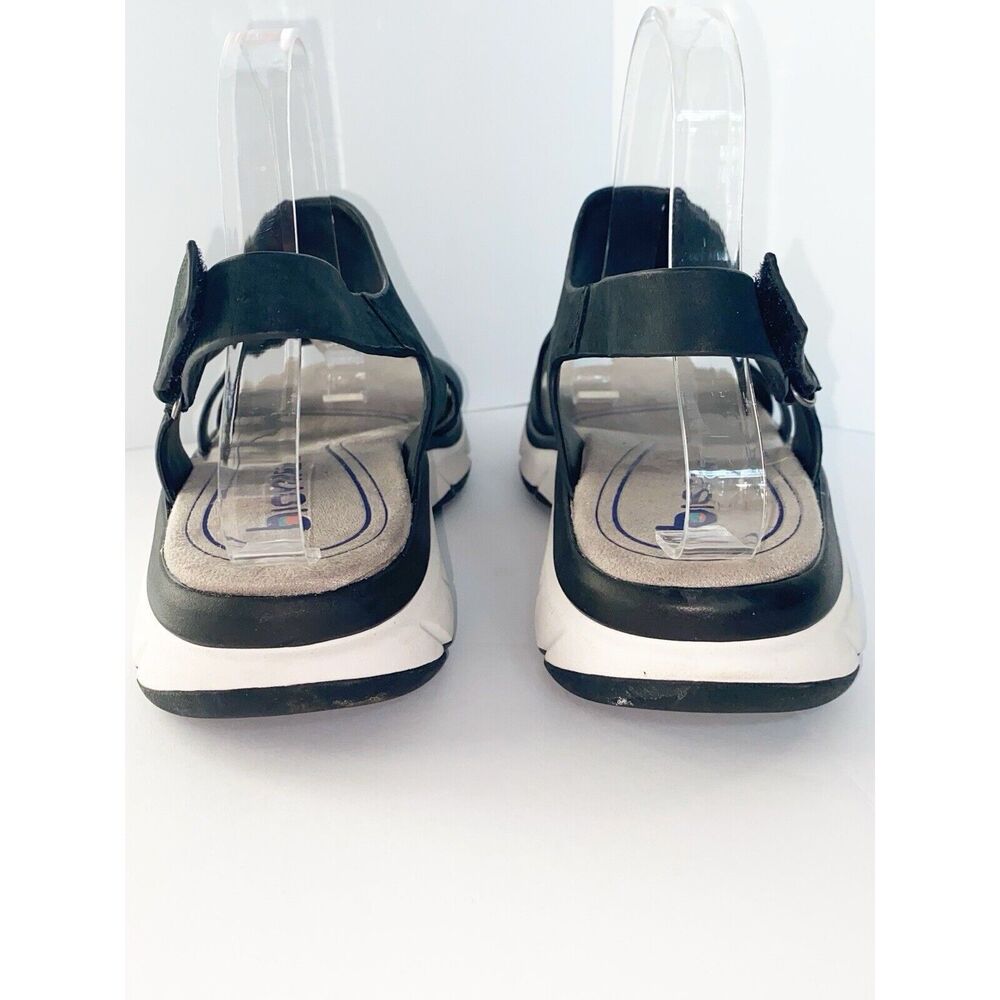 BIONICA Akela Sandals Womens 9 Black White Strappy Outdoor Casual Comfort Sporty - Picture 6 of 14